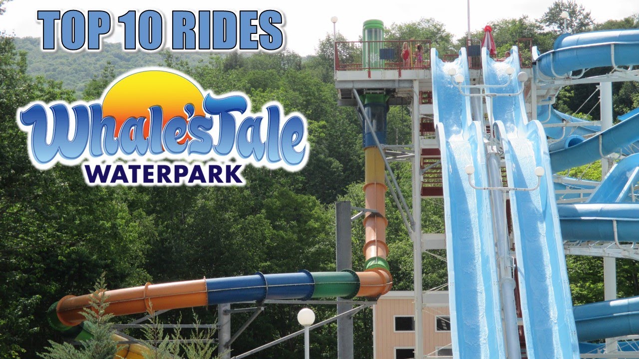 Top 10 Rides at Whale's Tale Water Park YouTube