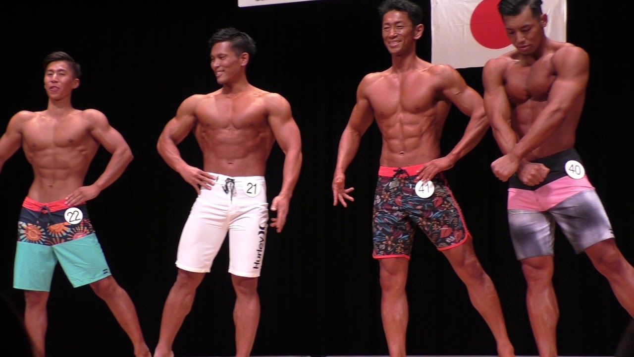 2018中四国メンズフィジーク選手権170cm超級ファイナルラウンド - YouTube