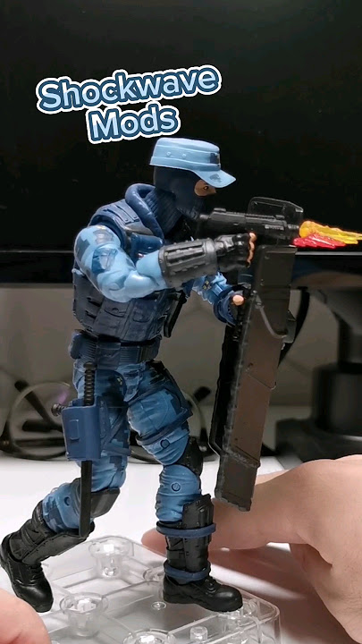 Shockwave Vest & Shield Mod GI Joe Classified Series Hasbro Pulse Action Figure Fix