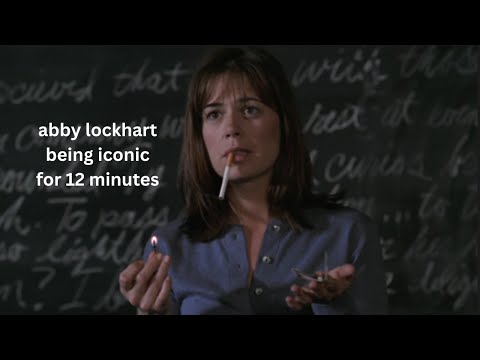 Abby Lockhart being iconic for 12 minutes straight