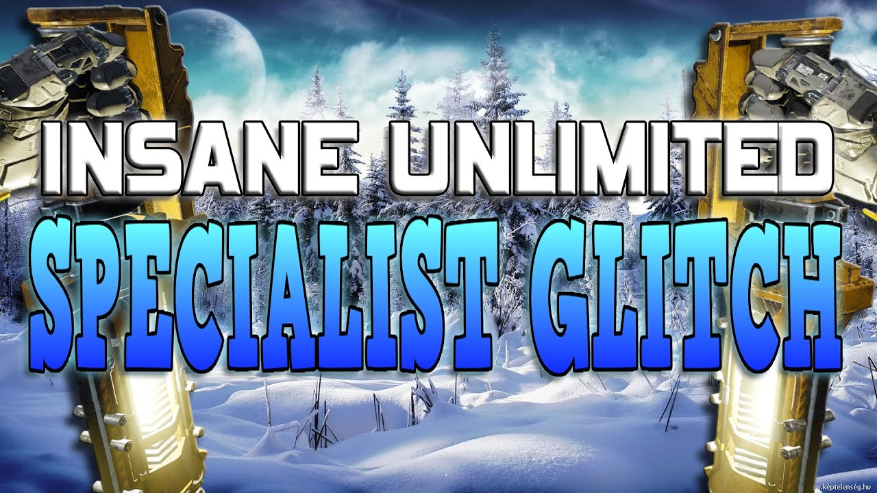 INSANE UNLIMITED "SPECIALIST GLITCH" IN BLACK OPS 3 (Fix @Treyarch)