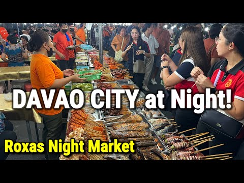 STREET FOOD TOUR in Davao City, Philippines | Exploring the Streets at Night + Food Tour