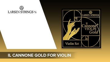 SOUND DEMO & FEATURES 🎻🎶 LARSEN Strings Il Cannone GOLD for Violin
