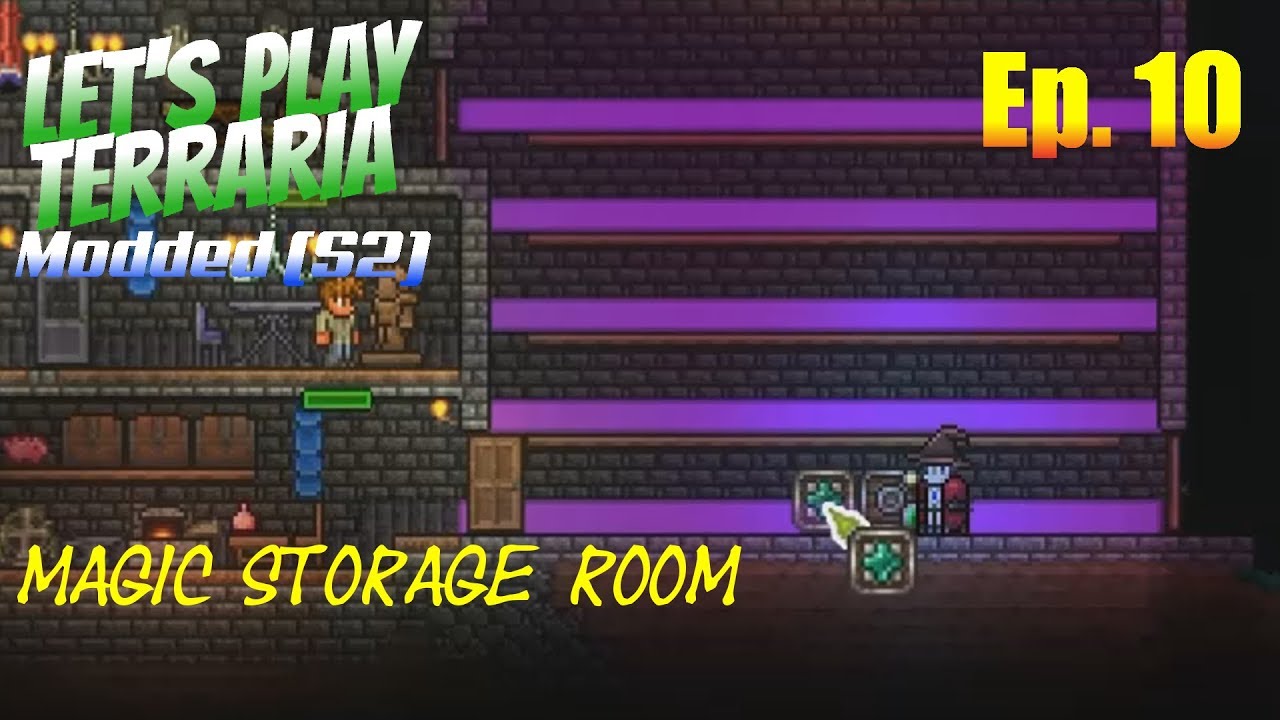 Muley S Modded Terraria S2 Ep 10 Magic Storage Room