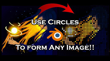 Fun Colored Circles to Image Animation - Blender Tutorial