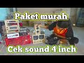 cek sound paket box miniscup 4 inch gak mau kalah #horeg