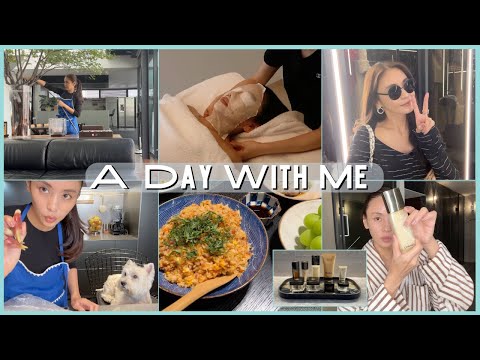 【VLOG】銀座で美容DAY。娘と夜ご飯作り〜夜スキンケアまでの1日【CHANEL】