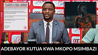 Ahmed Ally afunguka usajili wa Adebayor kutua kwa mkopo msimbazi