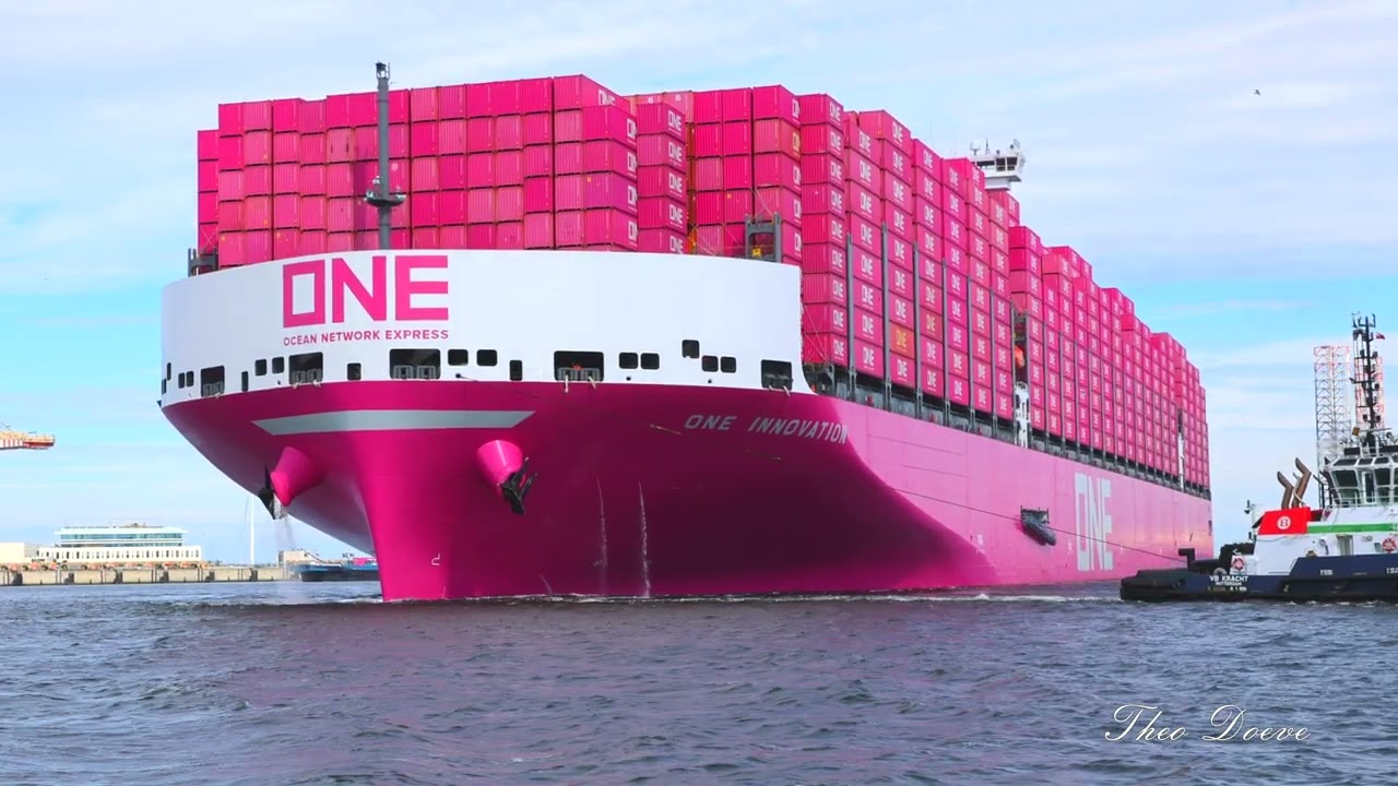 2023-07-11: Container ship ONE INNOVATION doet Port of Rotterdam aan tijdens Maiden Trip!