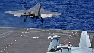 F-35 fighter jet aboard the USS Abraham Lincoln