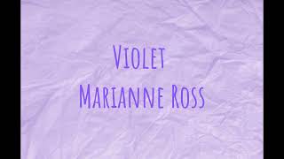 Marianne Ross- Violet (lyrics) Resimi