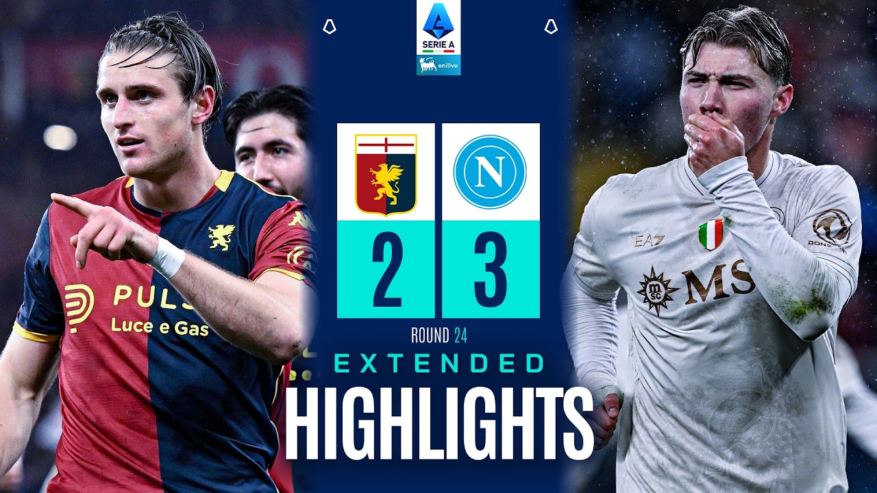 GENOA-NAPOLI 2-3 | EXTENDED HIGHLIGHTS | SERIE A 2025/26