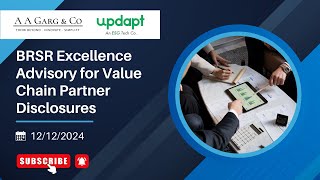 Webinar | BRSR Excellence Advisory for Value Chain Partner Disclosures