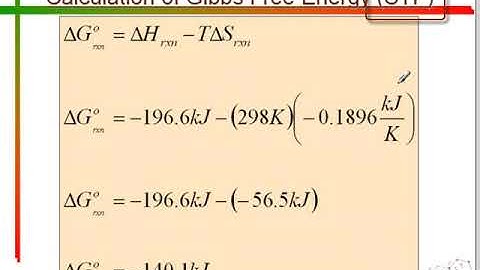 CHM 152 / Chapter 19 / Lecture 4:  Calculations Involving ∆G