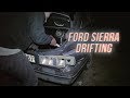 The real winter beater  ford sierra drifting