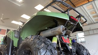 Brute Force 750 with Muzzy Exhaust Sounds Insane