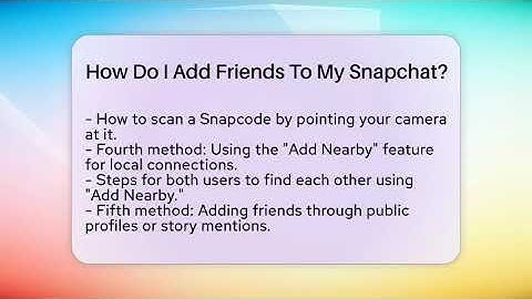 How Do I Add Friends To My Snapchat? - Everyday-Networking