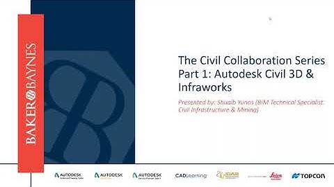 The Civil Collaboration Series   Part 1  Autodesk Civil 3D & Infraworks