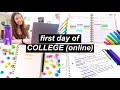 FIRST DAY OF COLLEGE (online) | University of Virginia 2020