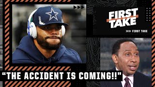 Stephen A. reacts to the Cowboys beating the Eagles: 'The accident is coming!' | First Take