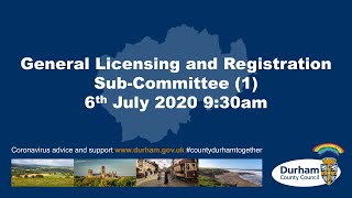 General Licensing and Registration Sub-Committee (1)