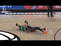 Kevin Durant called for a flagrant foul for sliding under Jayson Tatum on a 3 point attempt