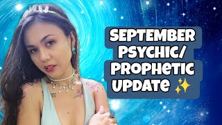SEPTEMBER Psychic Update ✨️🪼🫧More Flow &amp; Spontaneity, Courage &amp; Answering to your Highest Call🔥
