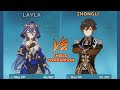 Layla vs zhongli  shield strength comparison  genshin impact