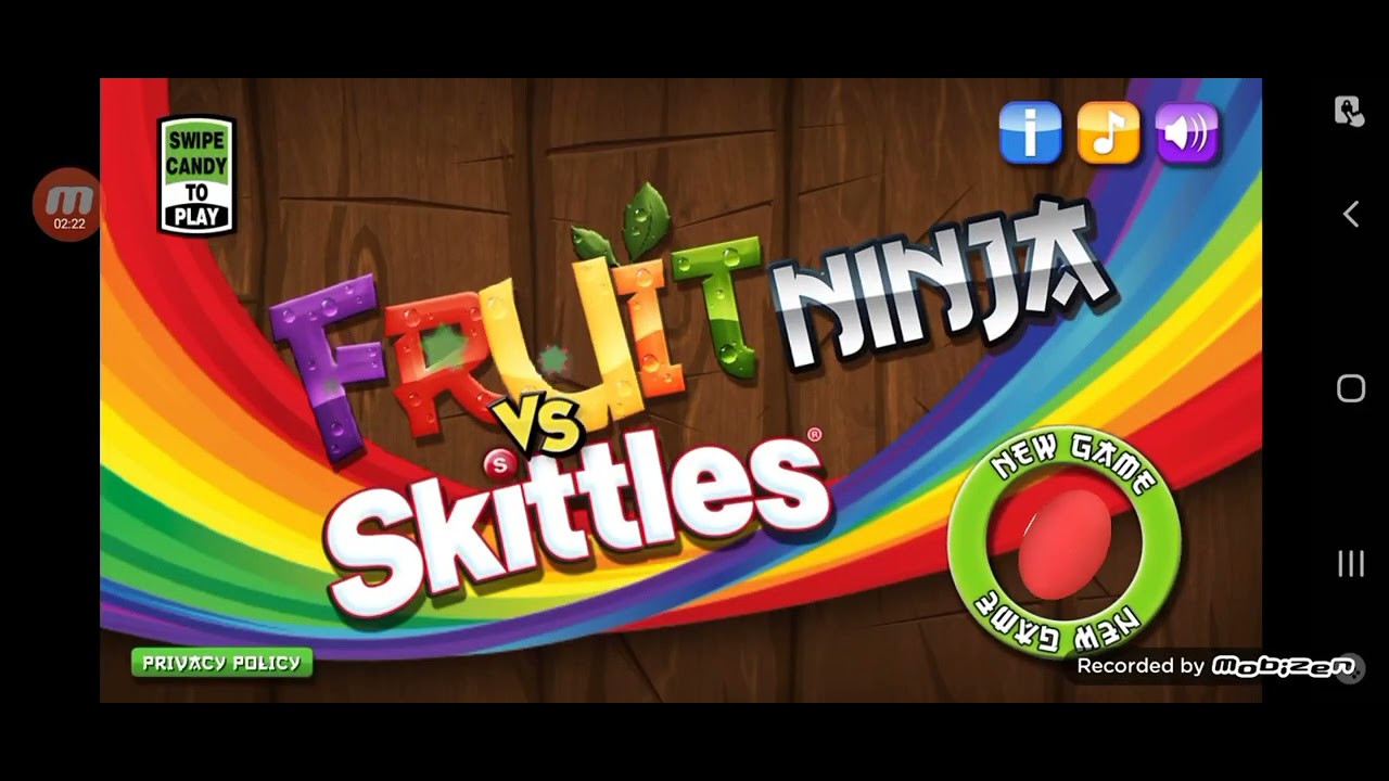 Fruit Ninja Vs Skittles Para Nuevas versiones modernas de Android YouTube