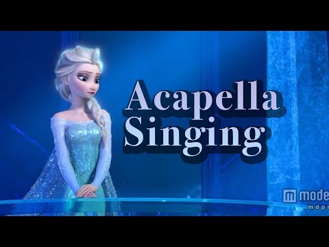 [D-1] ストレス発散でアナ雪を歌う女子大生 アカペラ /Frozen" Let it go" Acapella singing