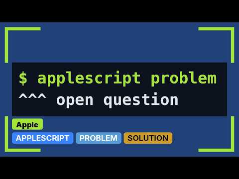 Apple: Apple Script to Export from application