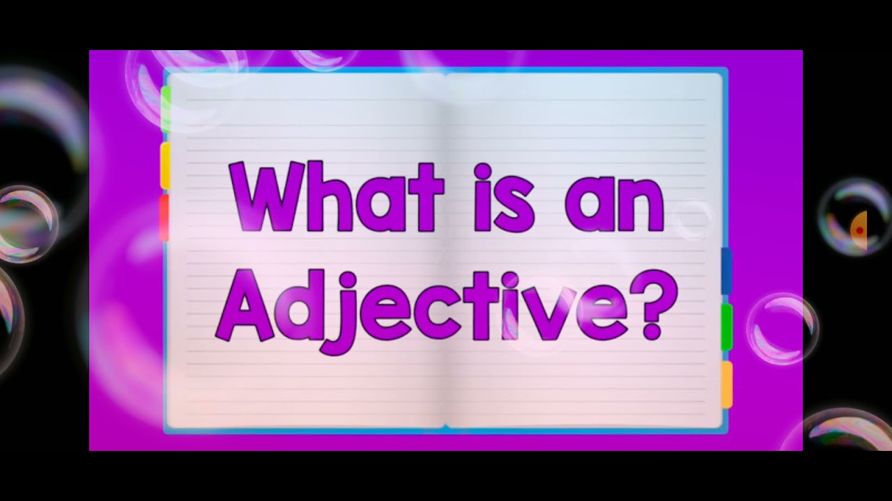 what is an adjective YouTube