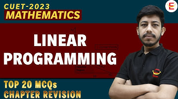 CUET 2023 Maths Domain | LINEAR PROGRAMMING| CUET Maths Preparation 2023 By Rabaksh sir| CUET EAZILY
