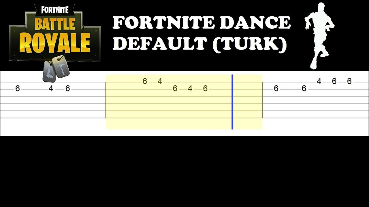 Fortnite Default Dance Violin Sheet Music