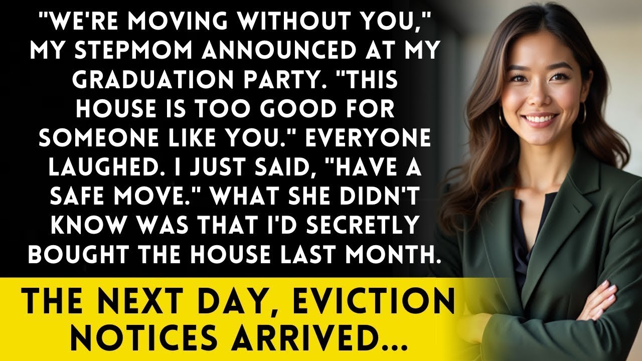 At Graduation, Stepmom Said I Wasn’t Moving With Them—She Didn’t Know I Already Owned the House