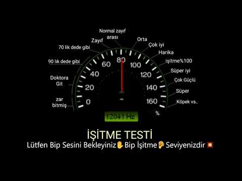 ONLİNE İŞİTME TESTİ 🦻