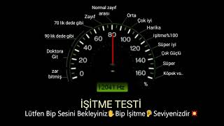 ONLİNE İŞİTME TESTİ 🦻 Resimi