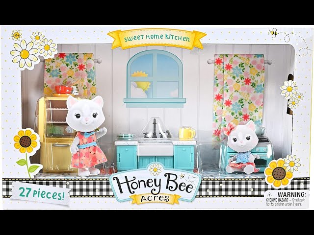Honey Bee Acres 27 Piece Sweet Home Kitchen Furniture & Accessories Set - Each