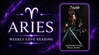 ARIES "Feeling exposed & unable to handle the truth..." Tarot Love Reading 
