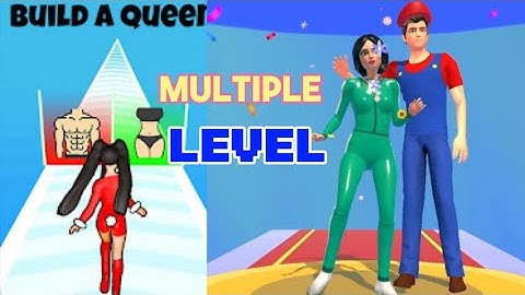 BUILD A QUEEN GAME MULTIPLE LEVEL All Levels Walk Through Gameplay Relaxing Game Ever