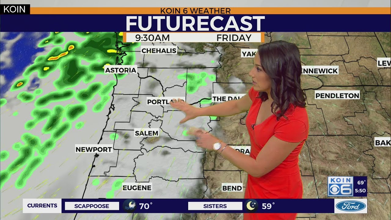 Weather forecast: Afternoon rain showers possible in Portland - YouTube