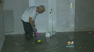 Miami Beach Water Main Break Causes Power Outage
