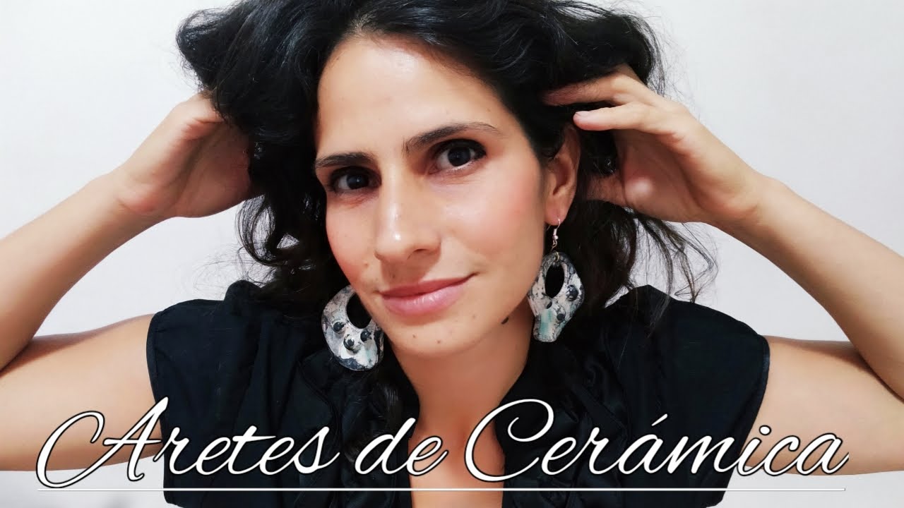 ARETES de Cerámica joyería cerámica aprende y emprende Cómo se hacen los aretes de Cerámica