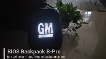 Smart LED Backpack  General Motors(2019):Fashion WIFI Version Smart LED Dynamic Backpack