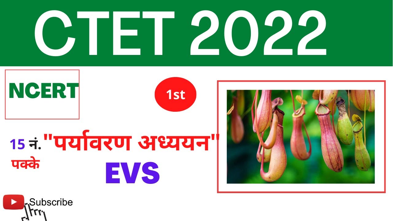 NCERT EVS CLASS 345 I EVS NCERT I#1 CTET CLASSES I PREVIOUS YEAR PAPER ...