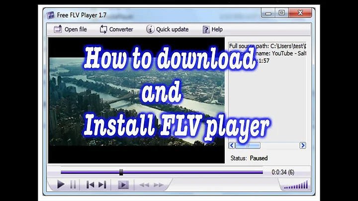 How to download and install FLV player   elijagod