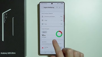 Samsung Galaxy S25 Ultra: How to Check Screen Time Goal