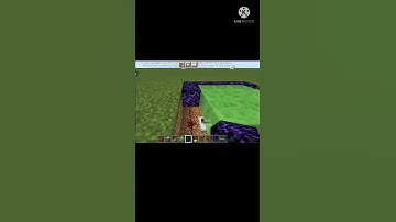 How to make a bouncy castle in Minecraft || Tiktok hack ||  #shorts