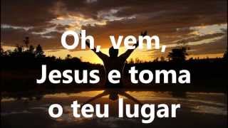Video thumbnail of "JESUS TE ENTRONIZAMOS - CD COM HINOS PARA CÉLULAS - VOZ: ALINE LIMA"