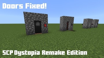 All Doors is Fixed!! | SCP: Dystopia Remake Edition 1.0.0 | Minecraft BE/PE